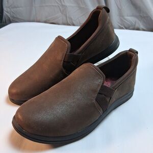 Clarks Cloudsteppers 8.5M Brown Breeze Bali Slip On Comfort Shoe Sneaker EUC
